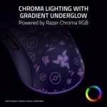 Razer Mouse para jogos Cobra com fio: 58 g leve - interruptores ópticos de 3ª geração - Iluminação RGB cromada - Sensor óptico de 8500 DPI - Pés de mouse 100% PTFE - Cabo Speedflex - Pokemon Gengar - Imagem 4