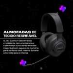 JBL, Fone de Ouvido Com Fio, Quantum 360 Wireless, Headset Gamer, Over Ear, Microfone Removível - Preto - Imagem 5