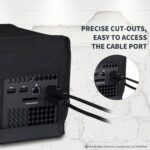 playvital Capa Protetora Horizontal De Nylon Preta Contra Poeira Para Console Xbox Series X, Forro Macio E Elegante, À Prova D'Água Antirriscos - Imagem 3