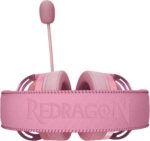 HEADSET GAMER REDRAGON DIOMEDES ROSA - Imagem 5