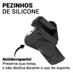 Suporte 2 Controles Xbox One S X Series Fone Ouvido/headphone (Preto) - Imagem 6