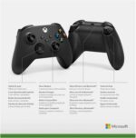 Xbox Wireless Gaming Controller (2025) – Carbon Black – Play on Xbox, Windows, Android, iOS, FireTV Sticks, Smart TVs, VR Headsets - Imagem 8