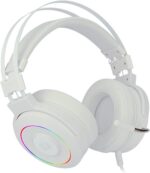 Redragon Headset Gamer Lamia 2 Lunar White RGB USB Som Surround 7.1 Virtual com Suporte de Headset - Branco - Imagem 3