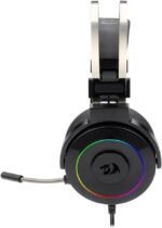 Headset Gamer Redragon Lamia RGB Preto USB Com Microfone e Suporte para Headset - H320RGB - Imagem 3