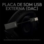 Headset Gamer Logitech G PRO X 7.1 Dolby Surround com Tecnologia Blue VO!CE, Design Confortável e Durável e Drivers PRO-G 50mm - Imagem 7