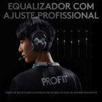 Headset Gamer Logitech G PRO X 7.1 Dolby Surround com Tecnologia Blue VO!CE, Design Confortável e Durável e Drivers PRO-G 50mm - Imagem 8