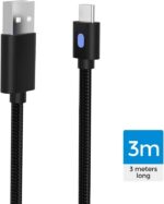 Kit 2 Baterias Recarregáveis + Cabo USB Tipo C Preto para Controle Manete de Xbox Series X/S Completo - Imagem 3