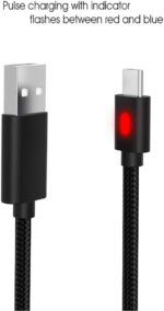 Kit 2 Baterias Recarregáveis + Cabo USB Tipo C Preto para Controle Manete de Xbox Series X/S Completo - Imagem 4