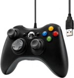 Controle Com Fio Compatível com Xbox 360 Sem Delay com Vibração Versão Atualizada USB para PC, Notbook Windows Alta Sensibilidade - Plug and Play, Resposta Ultra Rápida - Imagem 5