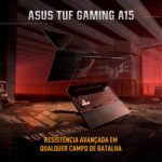 Notebook Gamer ASUS TUF Gaming A15, RTX3050 AMD RYZEN 7, 16 GB, 512 GB SSD, W11 Home, 15.6'' IPS 144Hz, Graphite Black - FA506NCG-HN217W - Imagem 8