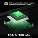 Notebook ASUS ROG Strix G16, Intel Core i9, RTX 5060, 16 GB, 512 GB SSD W11 Home, 16.0'', Eclipse Gray - G615JMR-S5001W - Imagem 3