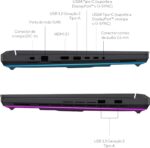 Notebook ASUS ROG Strix G16, Intel Core i9, RTX 5060, 16 GB, 512 GB SSD W11 Home, 16.0'', Eclipse Gray - G615JMR-S5001W - Imagem 15