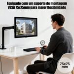 Monitor Gamer LCD 20 Polegadas pc,1600x900 HD,Alto-falantes Integrados,100Hz,Tempo de Resposta 1ms,250cd/m²,72% NTSC,1000:1,HDMI/VGA/AUIDO/DC,Bivolt - Imagem 8