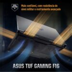 Notebook ASUS TUF Gaming F16 FX607VU RTX4050 Intel Core 5 210H 16Gb Ram 512Gb SSD Windows 11 Tela Nível IPS 16" LED 144Hz Gray - RL053W - Imagem 4