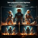 Monitor Gamer Curvo 27 polegadas Z-Edge, FHD 1080P 280Hz 1500R, monitor MPRT ultrarrápido de 1 ms,16,7 milhões de cores, 2 x DP 1.2/2 x HDMI 2.0, Ajuste de Inclinação, Suporte VESA, Sem Bordas - Imagem 5