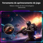 Monitor Gamer Curvo 27 polegadas Z-Edge, FHD 1080P 280Hz 1500R, monitor MPRT ultrarrápido de 1 ms,16,7 milhões de cores, 2 x DP 1.2/2 x HDMI 2.0, Ajuste de Inclinação, Suporte VESA, Sem Bordas - Imagem 6
