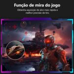 Monitor Gamer pc 24,5 polegadas Z-Edge, 240Hz, 1 ms IPS, Full HD 1080P, FHD (1920x1080), brilho de 350 cd/m², FreeSync, HDMI 2.0/DP 1.4, Ajuste de Inclinação, Sem Bordas - Imagem 5