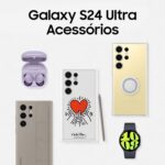Smartphone Samsung Galaxy S24 Ultra, Galaxy AI, Selfie de 12MP, Tela de 6.8" 1-120Hz, 256GB, 12GB RAM - Titânio Cinza - Imagem 5