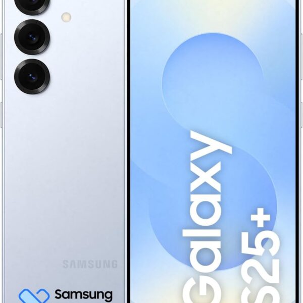 Celular Samsung Galaxy S25+ 5G, 256GB, 12GB RAM, Câmera Tripla de 50+12+10, Tela Grande de 6.7", Azul