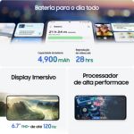 Celular Samsung Galaxy S25 FE 5G, 128GB, 8GB, Câmera Tripla - Azul Marinho - Imagem 5