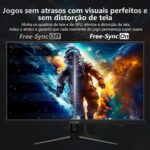 Monitor Gamer 27 polegadas 2K, 180Hz, QHD 2560 x 1440, IPS rápido 1 ms, FreeSync, 350 CD/m², 94% DCI-P3 HDR10, HDMI 2.0x2/DP 1.4x2, Suporte VESA, Sem Bordas - Imagem 4