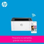 Impressora HP 107W Laser Monocromática USB e Wi-Fi 110V. - Imagem 4