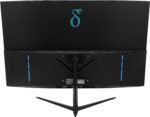 Monitor Gamer Tela Curva 27" 100Hz 3ms Resolução Full HD 1920x1080 Bivolt 36W Ultrafina Padrão VESA - Experiência Imersiva - Imagem 3
