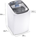 Electrolux Máquina de Lavar Electrolux 13kg Branca Efficient Duplo Dispenser, Cesto Inox e Máxima Diluição (LDA13) 127V - Imagem 3