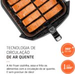 MONDIAL Fritadeira Sem Óleo Air Fryer 8L, Preto, 1900W, 110V - AFN-80-FB - Imagem 6