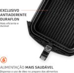 MONDIAL Fritadeira Sem Óleo Air Fryer 8L, Preto, 1900W, 110V - AFN-80-FB - Imagem 7
