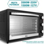 Forno Elétrico Philco PFE44P Dupla Resistência 44L 127V - Imagem 5