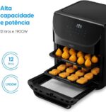Fritadeira Air Fryer Family Oven Fry Elgin 12L 220V 1.900W 10 funções e Painel Digital - Imagem 5