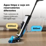 Aspirador Vertical de Pó Liectroux i7 Pro Sem Fio 3 em 1 Aspira Passa Pano Autolimpante Para Sólidos e Líquidos Pelos de Pet Cachorro Gato Potente Com Filtro HEPA Bivolt - Imagem 11