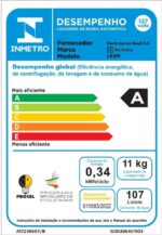 Máquina de Lavar Electrolux 11kg Branca Essential Care Easy Clean Filtro Fiapos 220v LES11 - Imagem 6