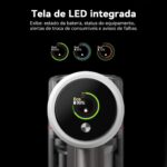 Redroad V17 Aspirador de Pó Vertical Sem Fio 5 em 1, 450W 20000Pa, Filtro HEPA Duplo, Leve 1,77kg, Silencioso 60dB, Ideal para Pets, Casa e Carro, Branco - Imagem 3