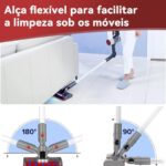 Redroad V17 Aspirador de Pó Vertical Sem Fio 5 em 1, 450W 20000Pa, Filtro HEPA Duplo, Leve 1,77kg, Silencioso 60dB, Ideal para Pets, Casa e Carro, Branco - Imagem 4