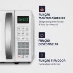 MONDIAL Micro-Ondas, Branco, 1200W, 110V - MO-01-21-W - Imagem 3