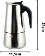 Cafeteira Italiana Expresso 450ml em Inox Para 9 Xícaras - Imagem 5