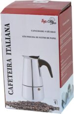 Cafeteira Italiana Expresso 450ml em Inox Para 9 Xícaras - Imagem 6