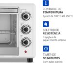 MONDIAL Forno Elétrico 42L Family II, Branco/Inox, 1600W, 220V - FRN-42-W - Imagem 5