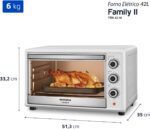 MONDIAL Forno Elétrico 42L Family II, Branco/Inox, 1600W, 220V - FRN-42-W - Imagem 8