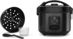 Electrolux Panela Elétrica vapor arroz capacidade 2L 6 Xícaras 2 em 1 timer panela removivel antiaderente tampa com visor transparente ERC10 inox 220v por Rita Lobo - Imagem 5