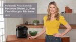 Electrolux Panela Elétrica vapor arroz capacidade 2L 6 Xícaras 2 em 1 timer panela removivel antiaderente tampa com visor transparente ERC10 inox 220v por Rita Lobo - Imagem 7