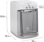 Electrolux Purificador de Água Gelada Fria e Natural Elétrico Compacto Eletronico placa Alerta troca de Filtro refil 12 meses ou 3000l Painel Touch Bivolt Branco PA21G - Imagem 2