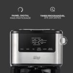 WAP Cafeteira Elétrica Digital AROMA WCD1500, 1,5 Litros com Timer Programável e Suporte para Café Gelado 900W 127V - Imagem 15
