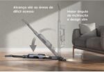 Electrolux Aspirador de Pó vertical portatil bateria Ergorapido 2 em 1 luz frontal LED 30 min luz frontal LED escova rotativa aspira escova capacidade 950ml ERG019 Bivolt Azul - Imagem 7