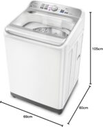 Máquina de Lavar Panasonic 15kg Branca Função Vanish NA-F150B1W 220v - Imagem 7