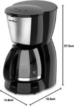 Cafeteira Britânia BCF19 Inox 18 Cafezinhos Jarra de Vidro 550W 127V - Imagem 5