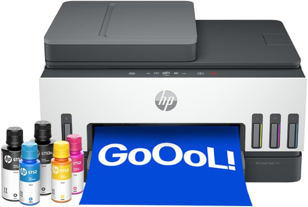 Impressora Multifuncional HP Smart Tank 794 Tanque de Tinta Colorida Wi-Fi Scanner Duplex, Bluetooth. Funções: Imprimir, Copiar, Digitalizar. Cor: Branco (2G9Q9A) - Imagem 11