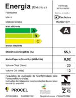 Micro-ondas Electrolux 23L Branco Efficient com Descongelamento Assistido 127v ME23B - Imagem 8